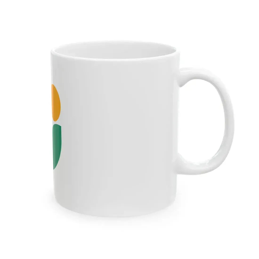 Flag of Uchiko Ehime (Japan) White Coffee Mug - Go Mug Yourself