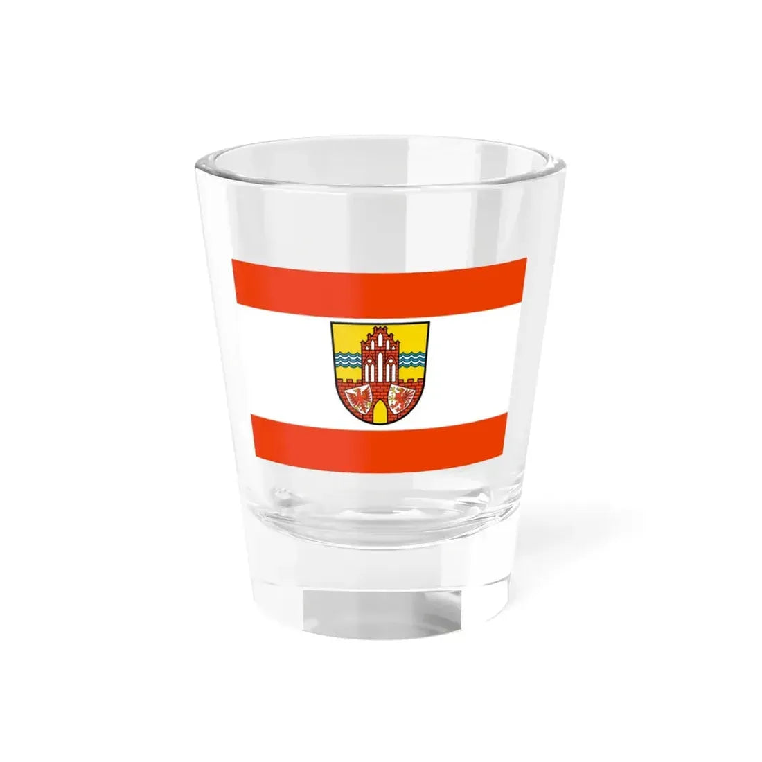 Flag of Uckermark Germany - Shot Glass 1.5oz 1.5oz - Go Mug Yourself