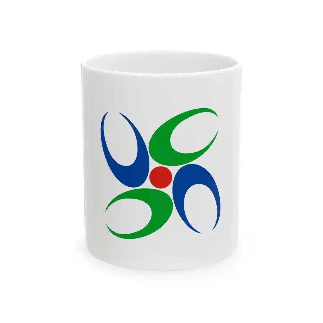Flag of Uda Nara (Japan) White Coffee Mug 11oz - Go Mug Yourself