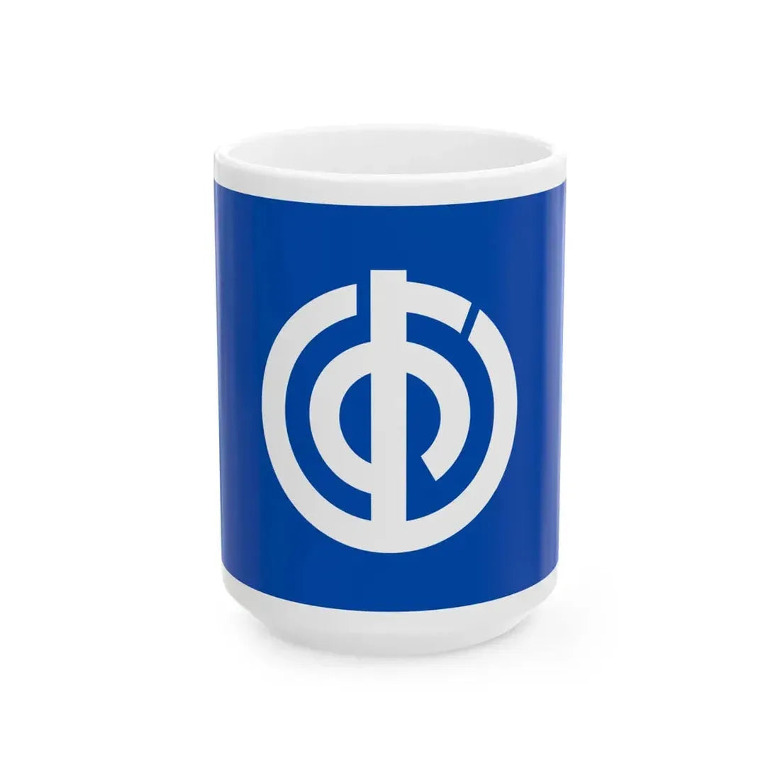 Flag of Ueno Gunma (Japan) White Coffee Mug 15oz - Go Mug Yourself