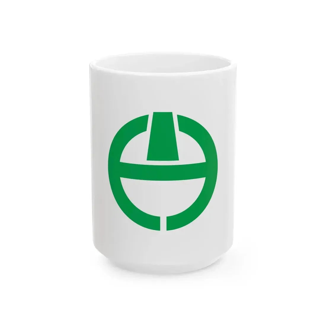 Flag of Uken Kagoshima (Japan) White Coffee Mug 15oz - Go Mug Yourself
