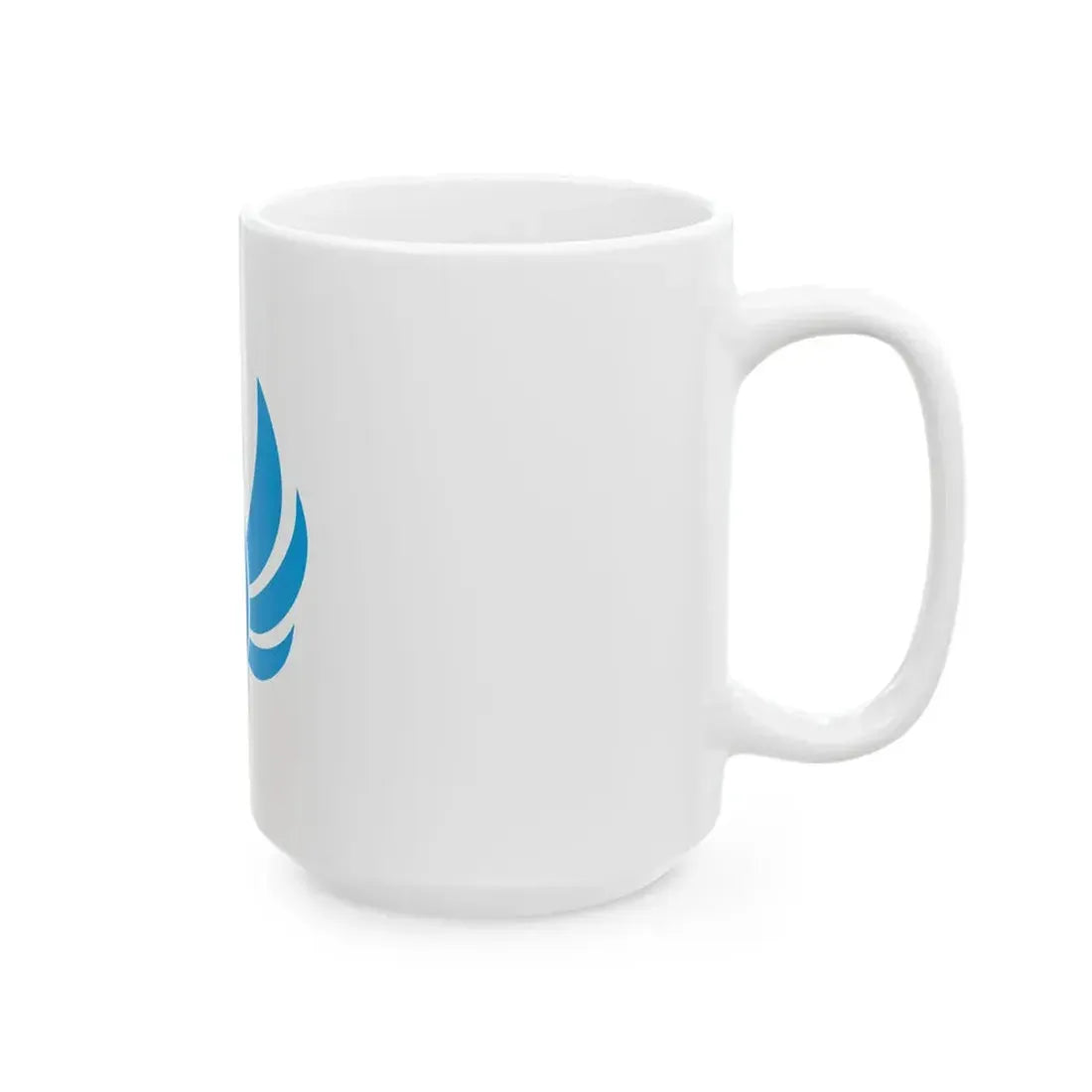 Flag of Ukiha Fukuoka (Japan) White Coffee Mug - Go Mug Yourself