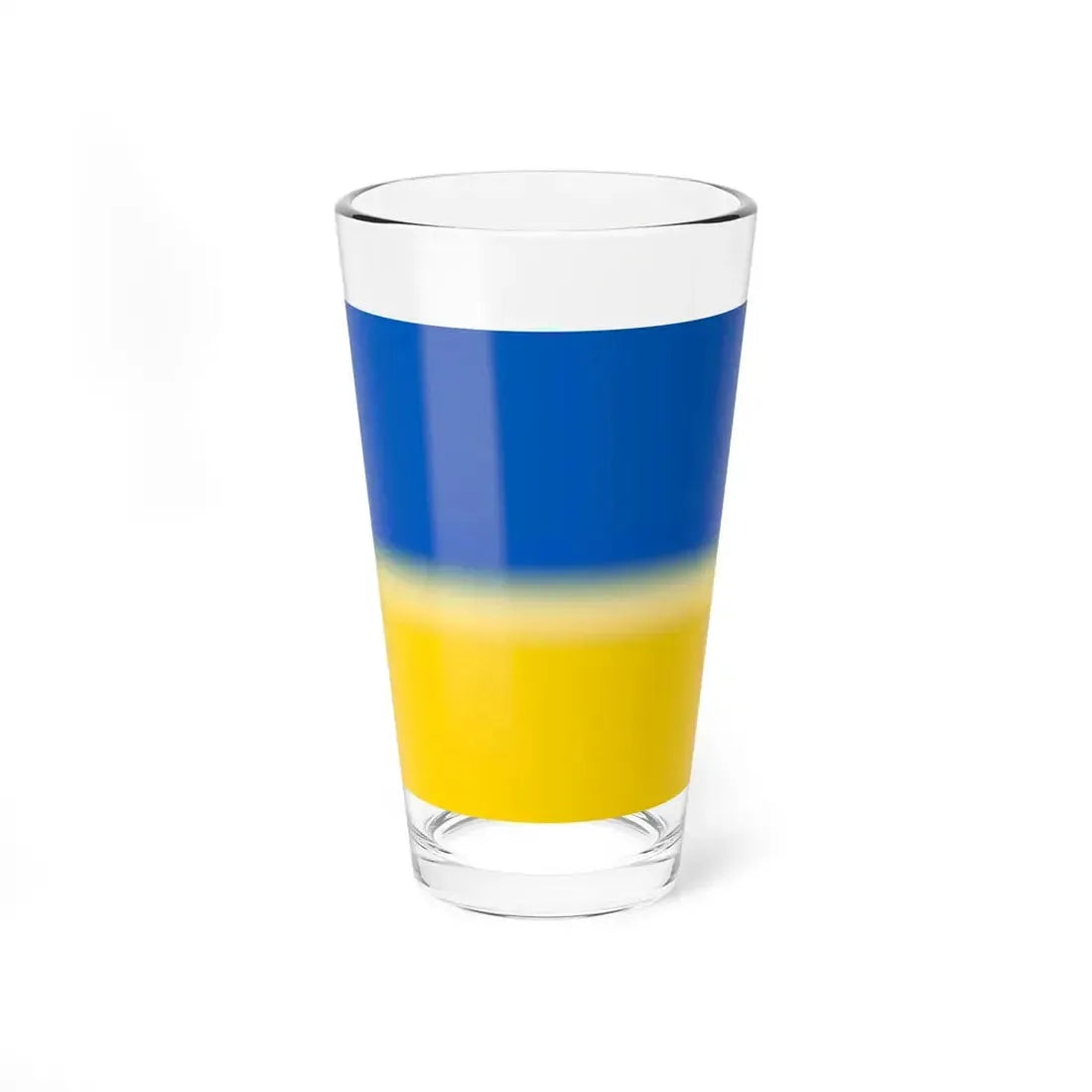Flag of Ukraine 1-1 (Ukraine) Pint Glass 16oz 16oz - Go Mug Yourself