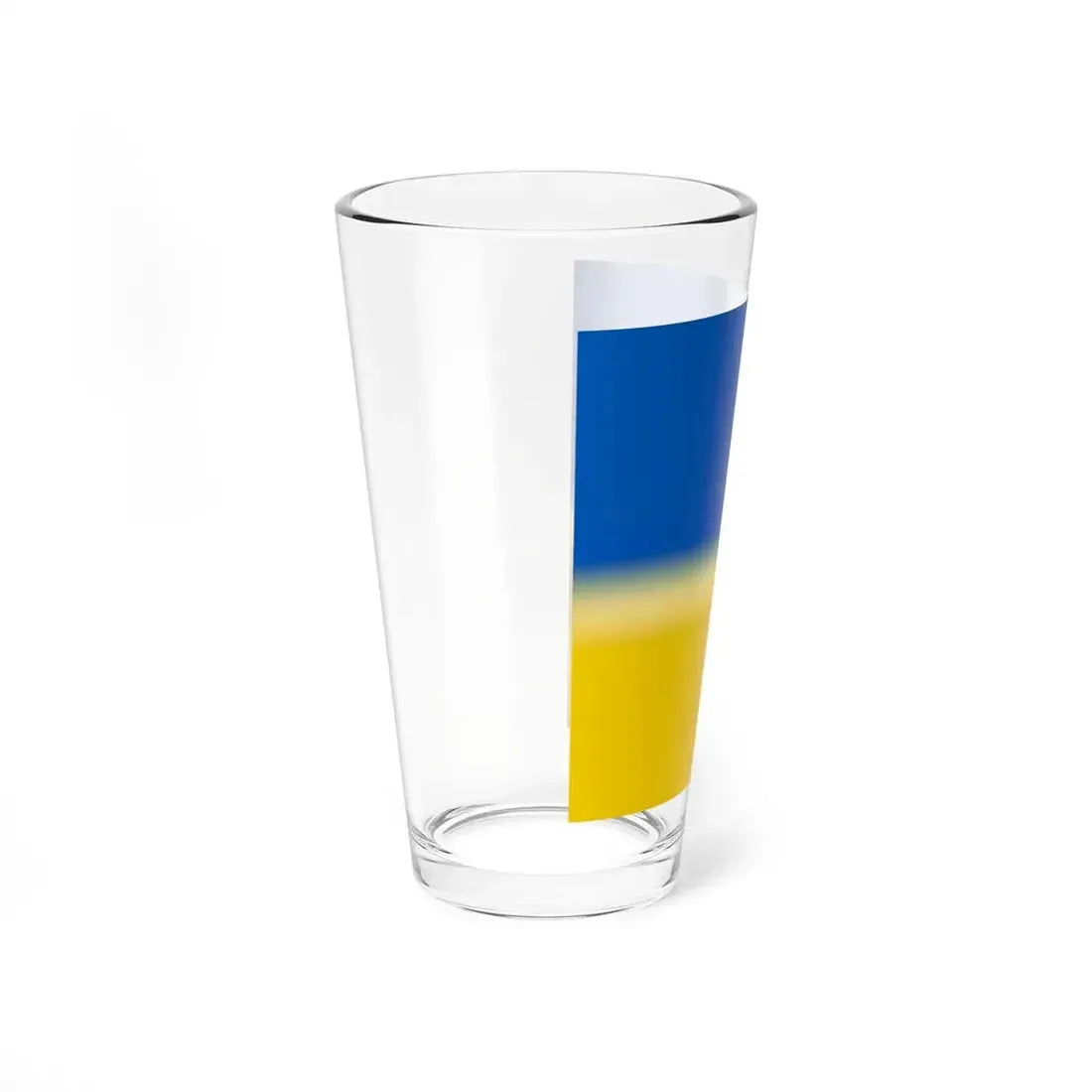 Flag of Ukraine 1-1 (Ukraine) Pint Glass 16oz - Go Mug Yourself
