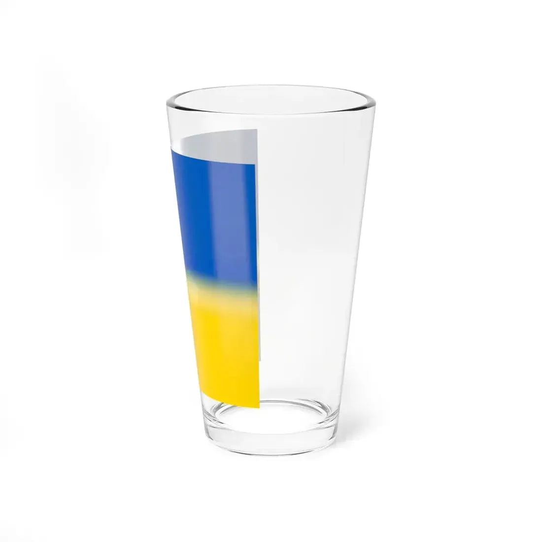 Flag of Ukraine 1-1 (Ukraine) Pint Glass 16oz - Go Mug Yourself
