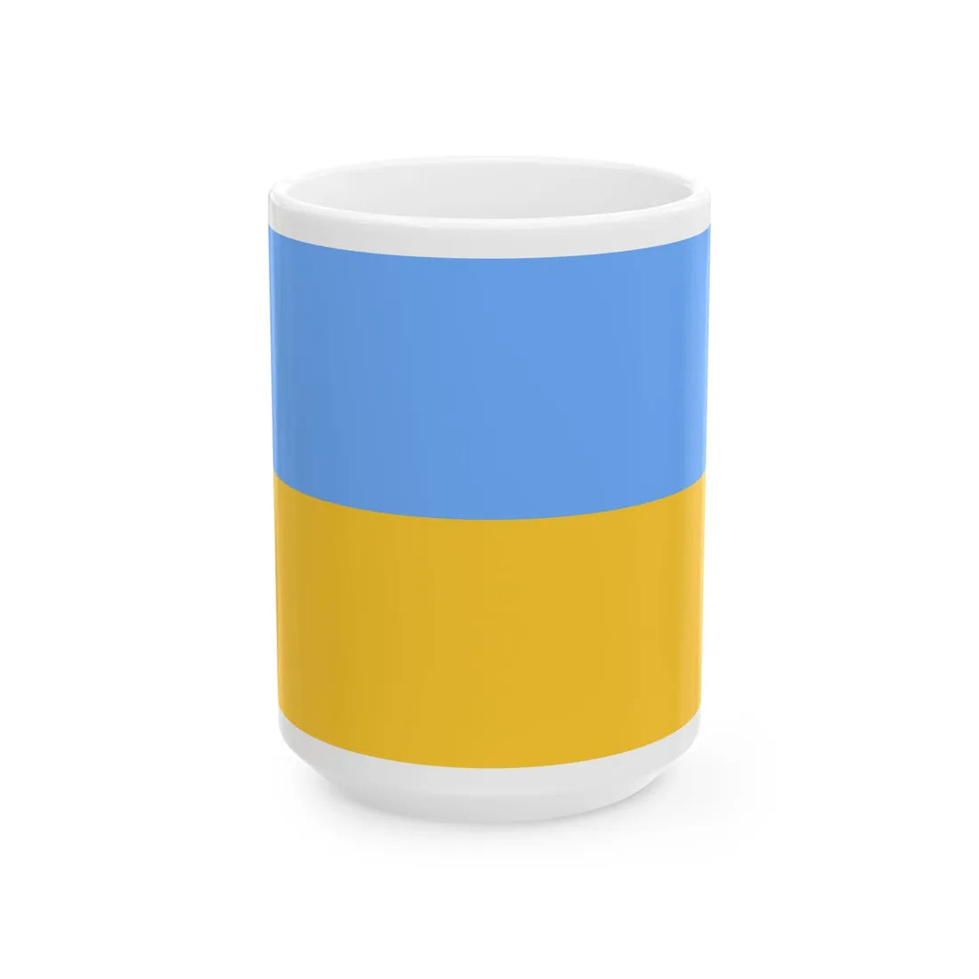 Flag of Ukraine 1917-1921 (Ukraine) White Coffee Mug 15oz - Go Mug Yourself