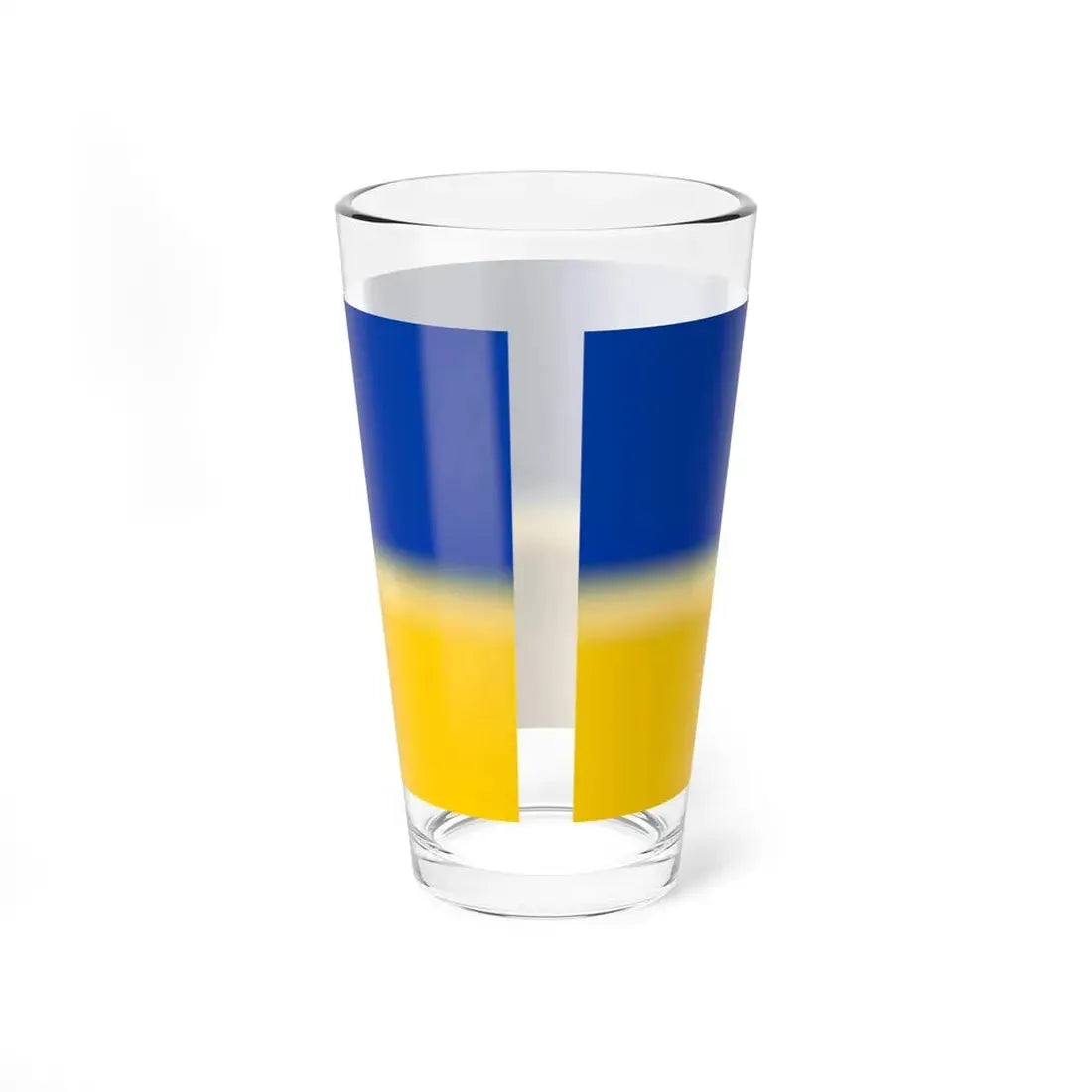 Flag of Ukraine 1991-1992 dark blue (Ukraine) Pint Glass 16oz - Go Mug Yourself