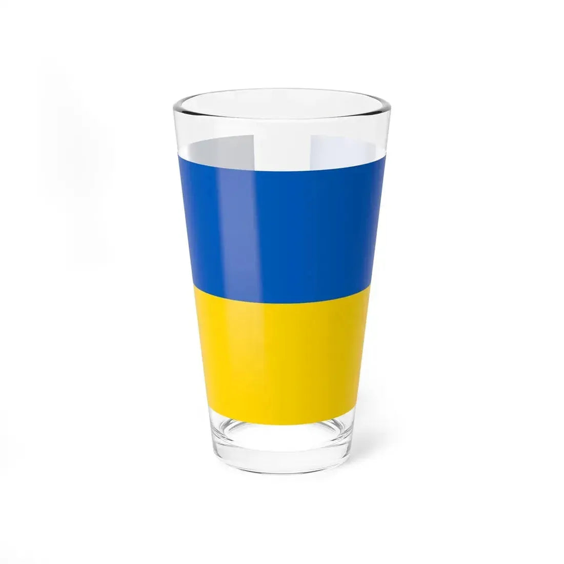 Flag of Ukraine 2-1 (Ukraine) Pint Glass 16oz 16oz - Go Mug Yourself