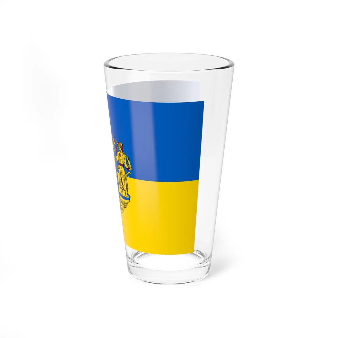 Flag of Ukraine 2 (Ukraine) Pint Glass 16oz - Go Mug Yourself