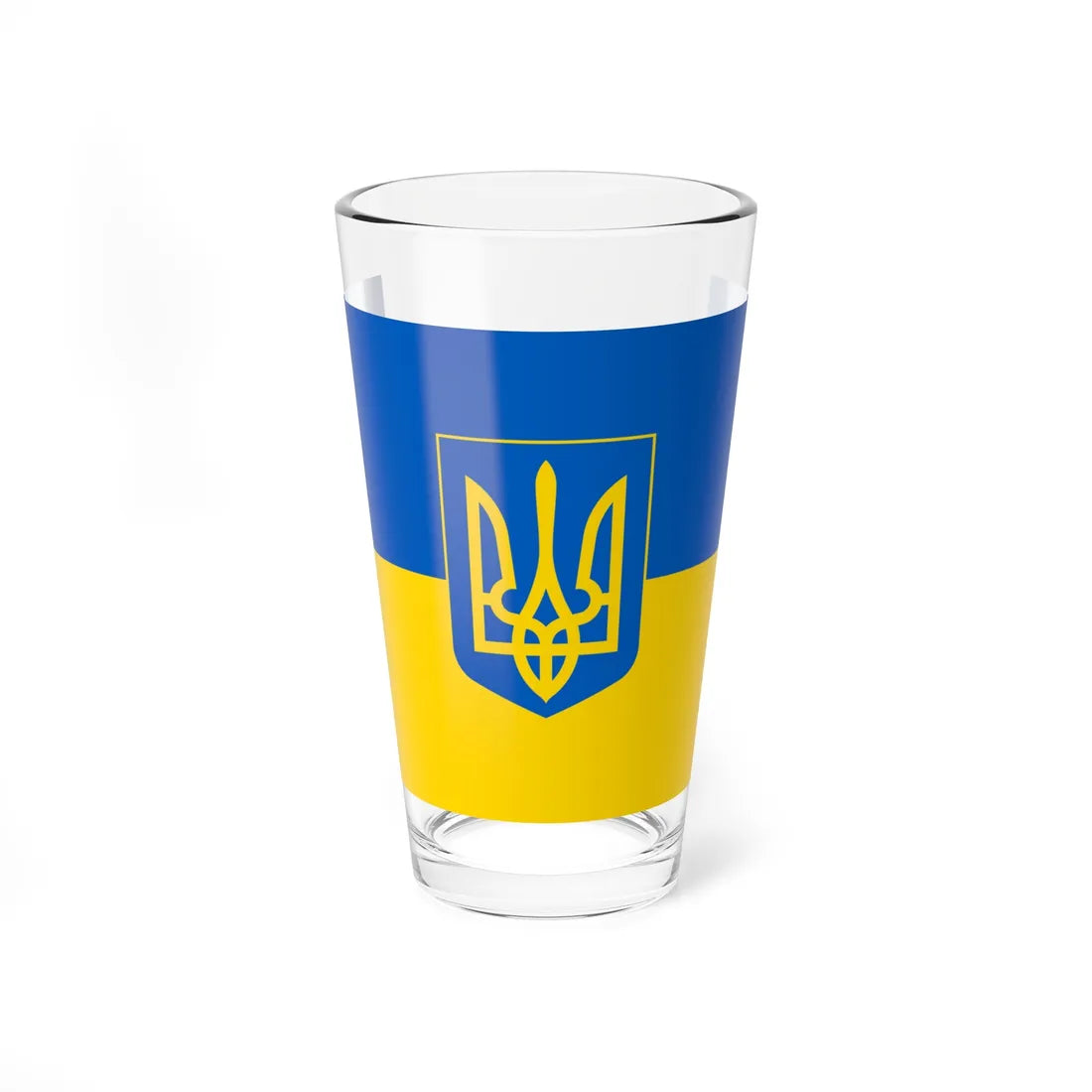 Flag of Ukraine 3 (Ukraine) Pint Glass 16oz 16oz - Go Mug Yourself
