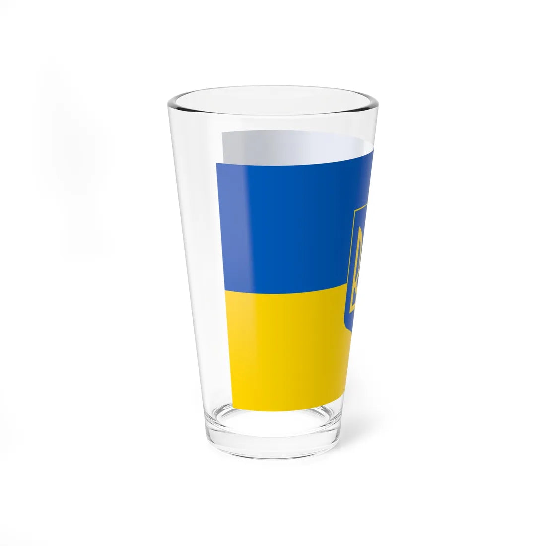 Flag of Ukraine 3 (Ukraine) Pint Glass 16oz - Go Mug Yourself