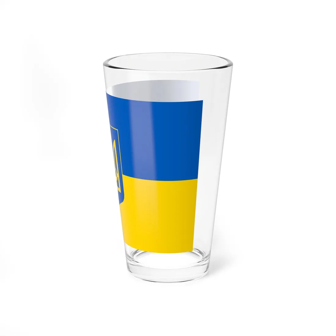 Flag of Ukraine 3 (Ukraine) Pint Glass 16oz - Go Mug Yourself