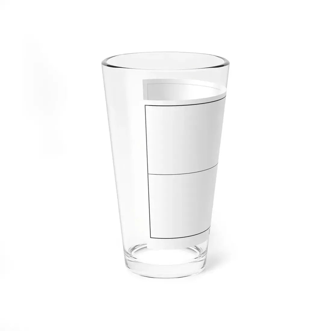 Flag of Ukraine colouring page (Ukraine) Pint Glass 16oz - Go Mug Yourself