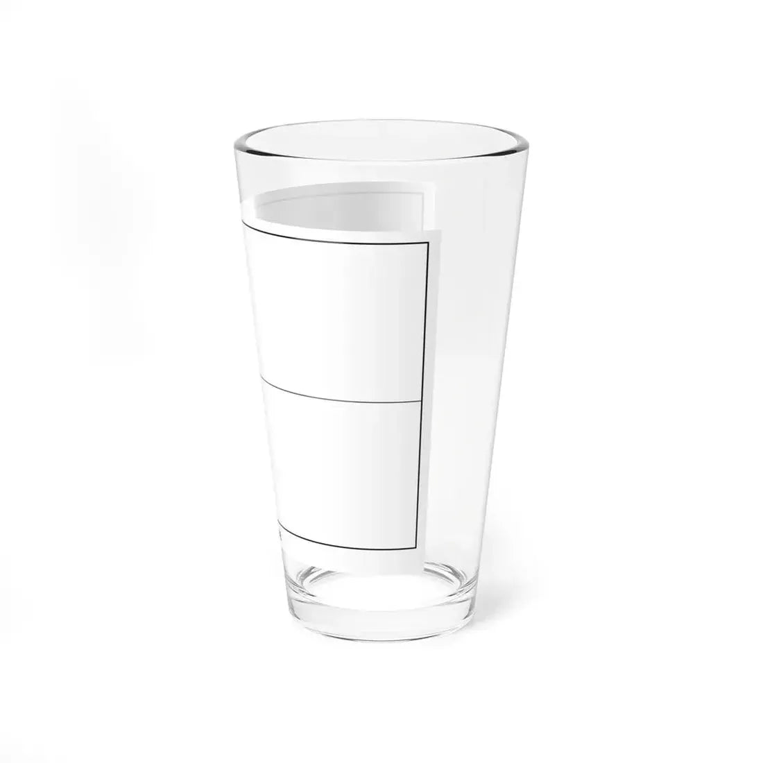 Flag of Ukraine colouring page (Ukraine) Pint Glass 16oz - Go Mug Yourself