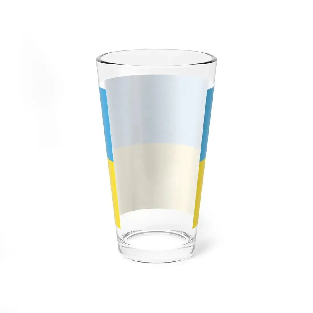 Flag of Ukraine light colors (Ukraine) Pint Glass 16oz - Go Mug Yourself