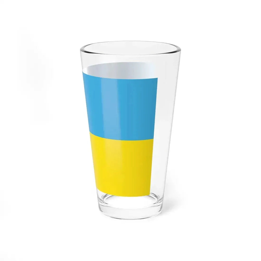 Flag of Ukraine light colors (Ukraine) Pint Glass 16oz - Go Mug Yourself