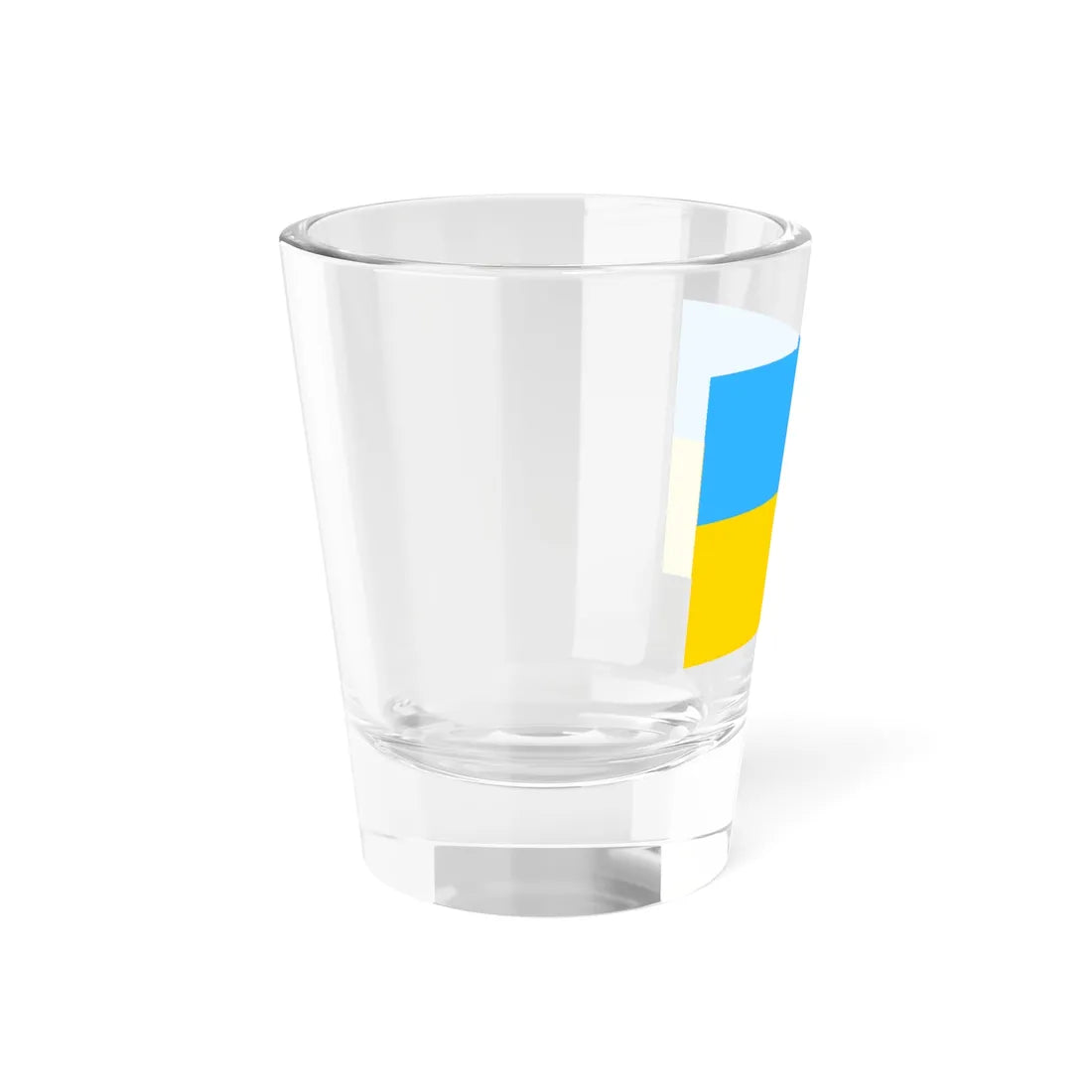Flag of Ukraine Soviet shade 3-2 (Ukraine) Shot Glass 1.5oz - Go Mug Yourself