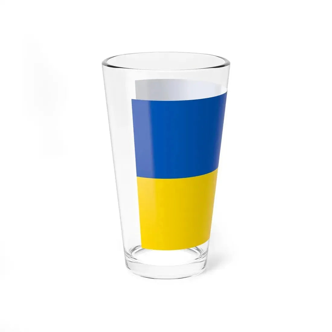 Flag of Ukraine (Ukraine) Pint Glass 16oz - Go Mug Yourself