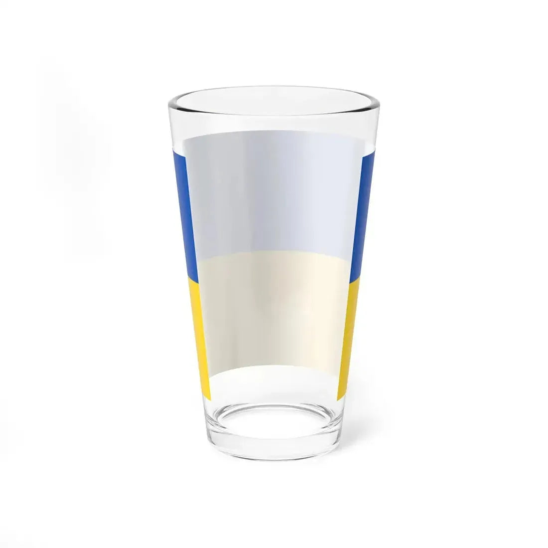 Flag of Ukraine (Ukraine) Pint Glass 16oz - Go Mug Yourself
