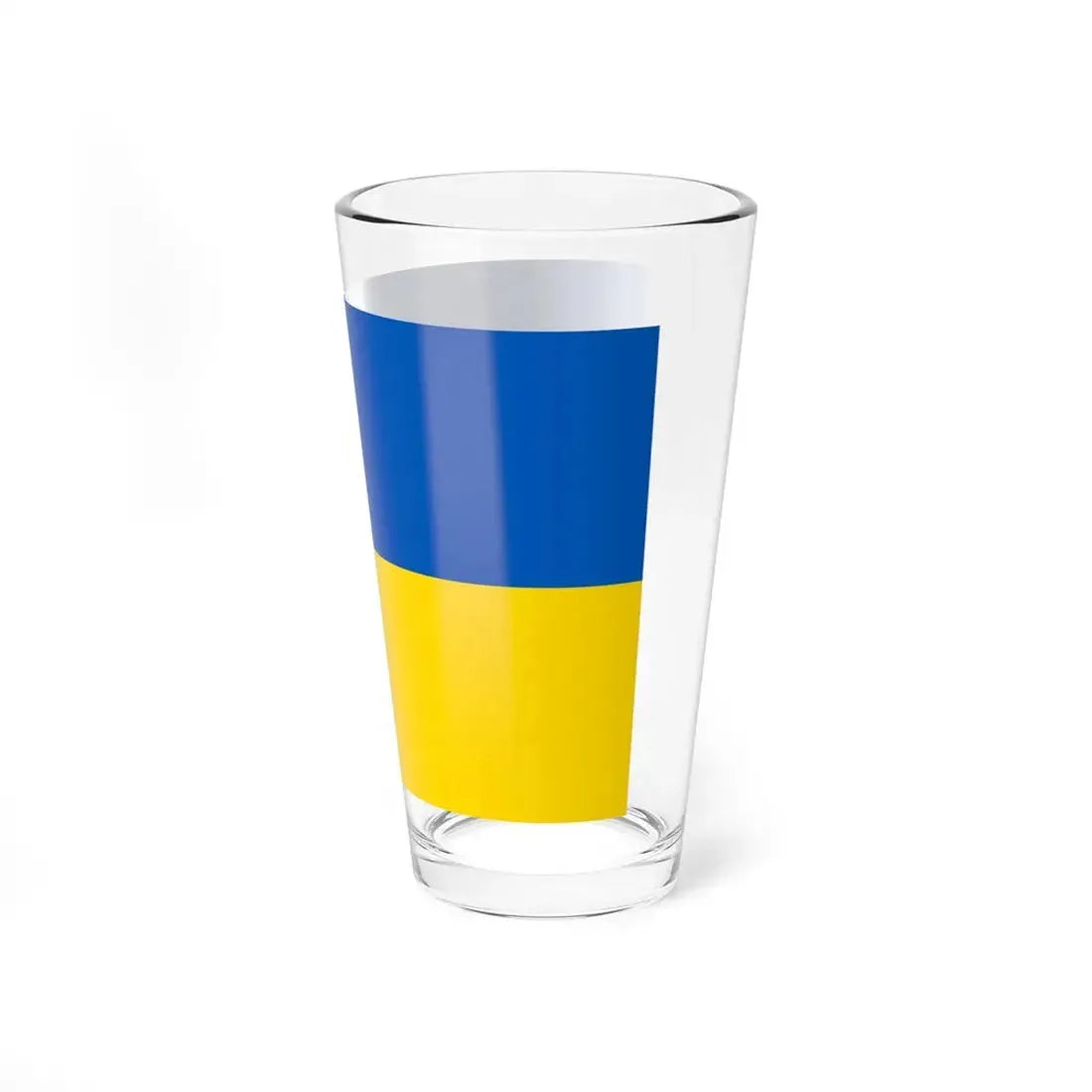 Flag of Ukraine (Ukraine) Pint Glass 16oz - Go Mug Yourself