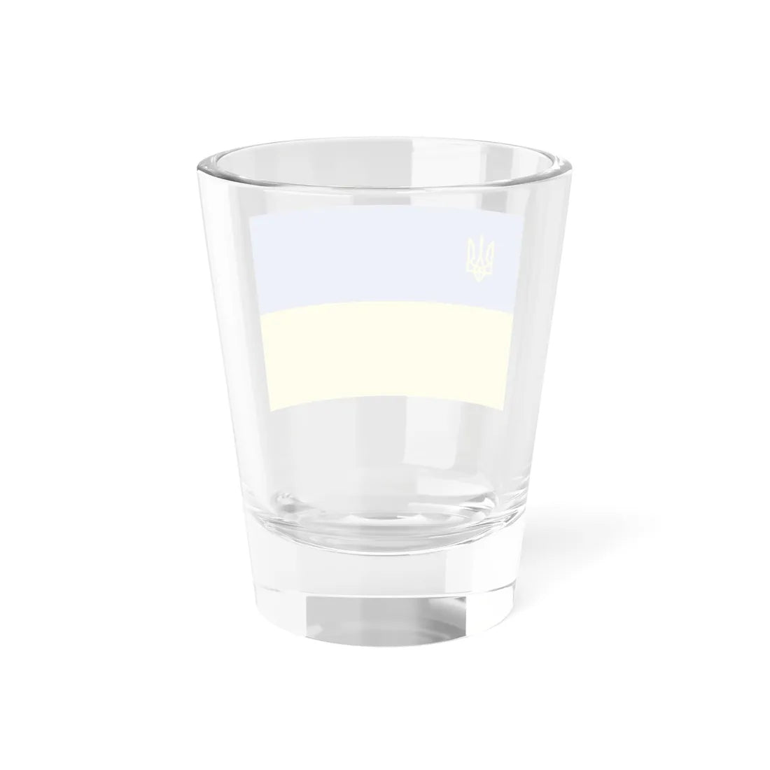 Flag of Ukraine with Tryzub (Ukraine) Shot Glass 1.5oz - Go Mug Yourself