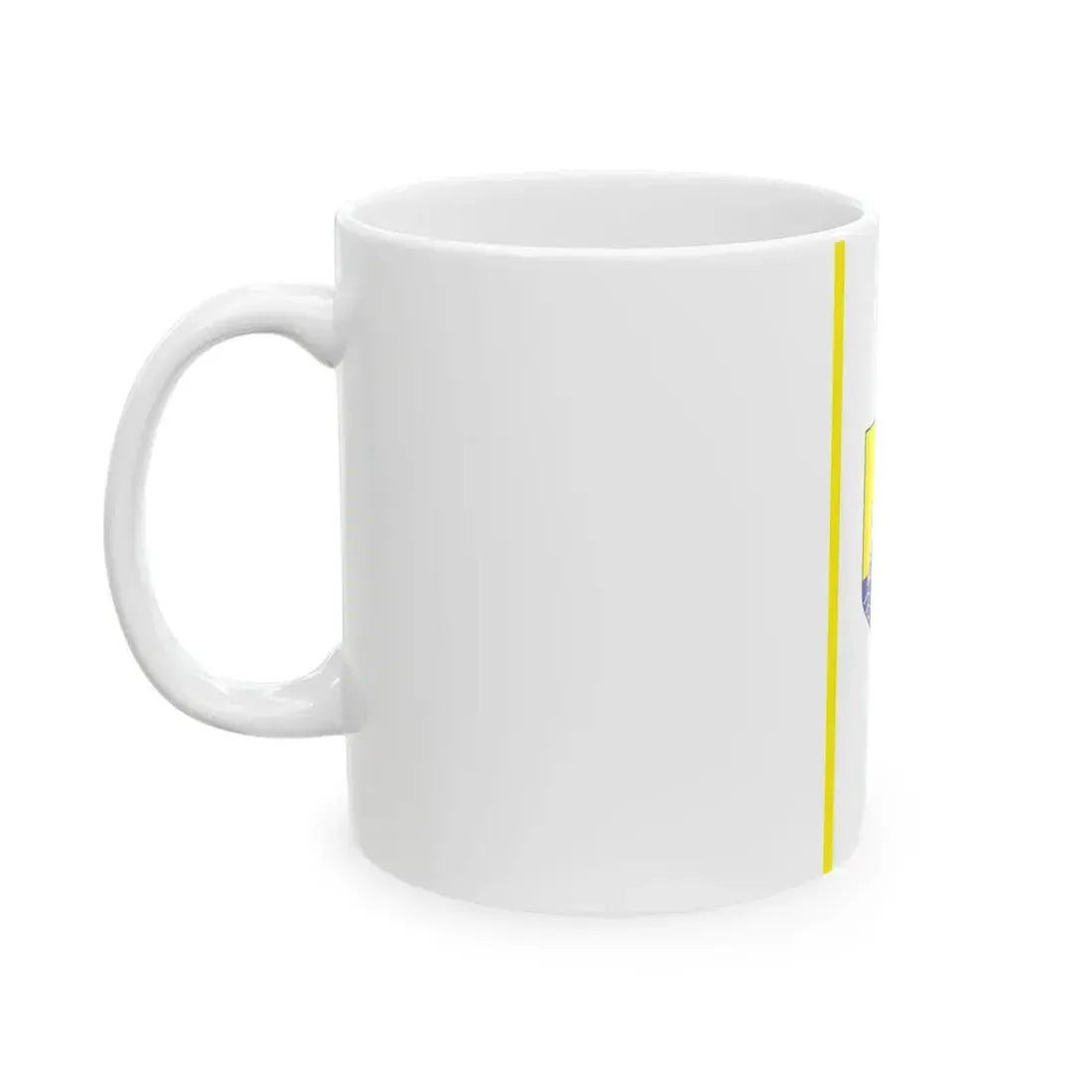 Flag of Ulcinj vertical (Montenegro) White Coffee Mug - Go Mug Yourself