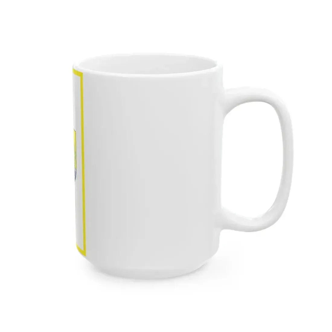 Flag of Ulcinj vertical (Montenegro) White Coffee Mug - Go Mug Yourself