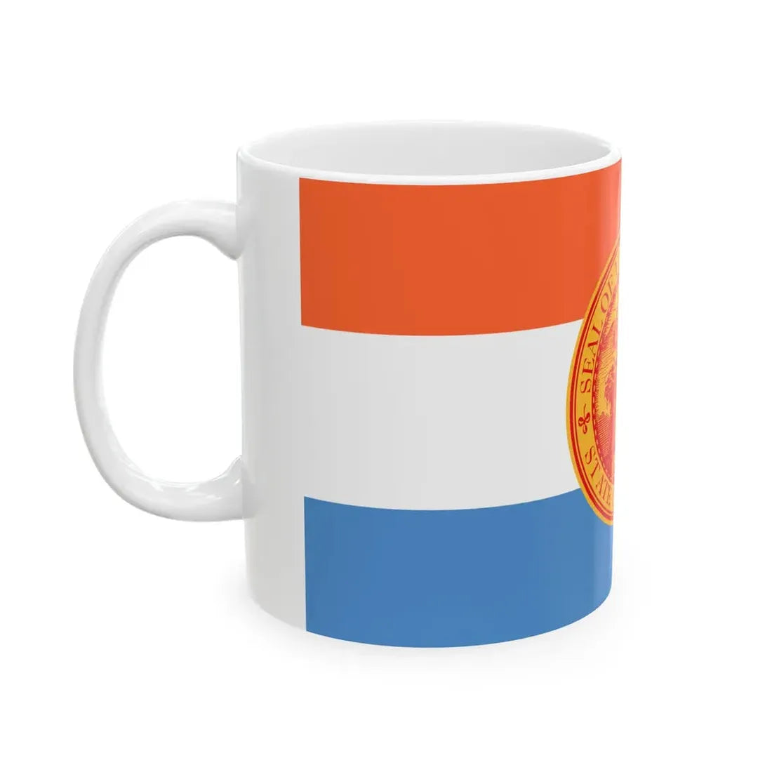 Flag of Ulster County New York (United States) White Coffee Mug - Go Mug Yourself