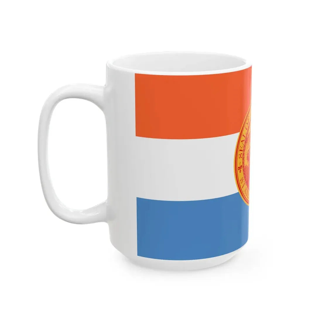 Flag of Ulster County New York (United States) White Coffee Mug - Go Mug Yourself