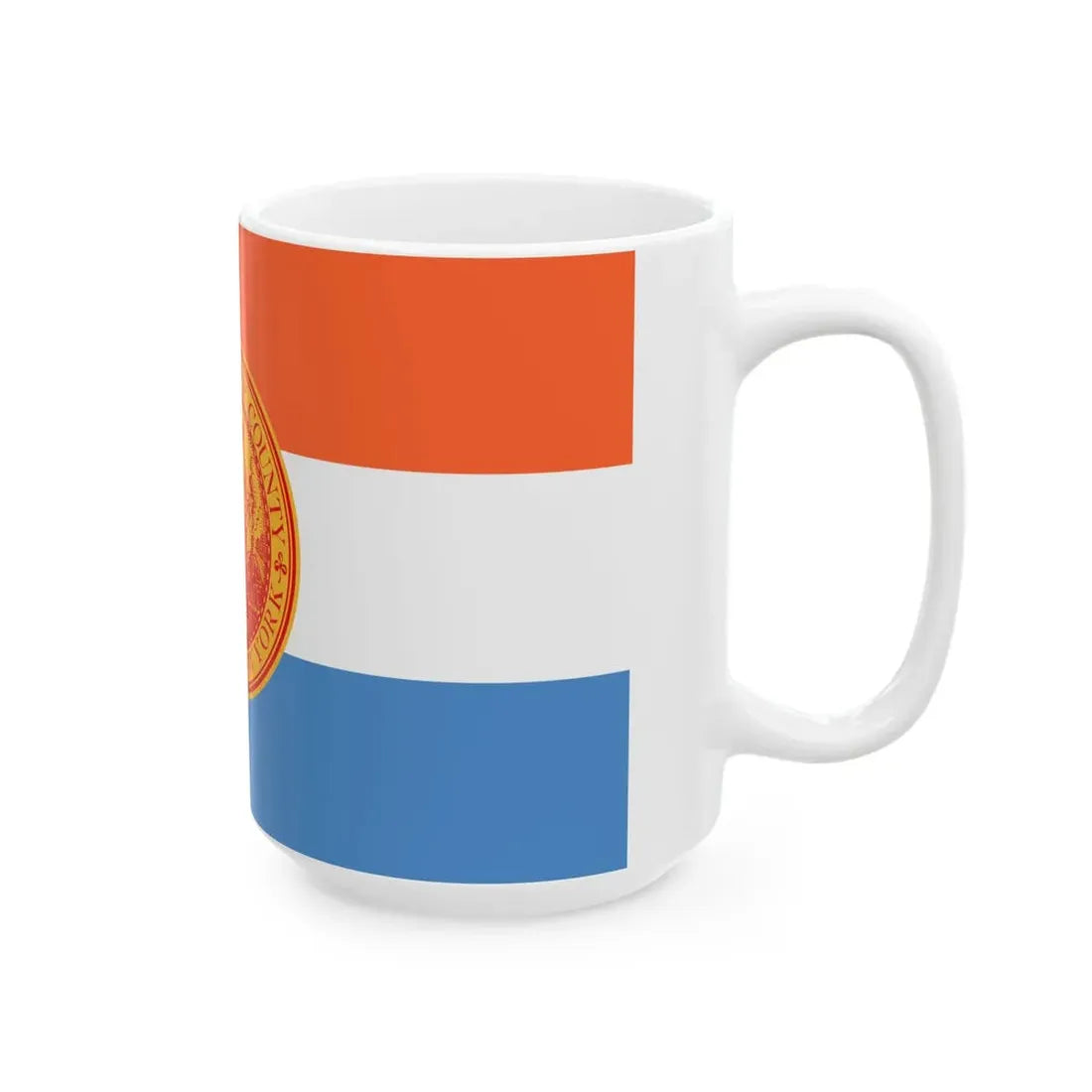 Flag of Ulster County New York (United States) White Coffee Mug - Go Mug Yourself