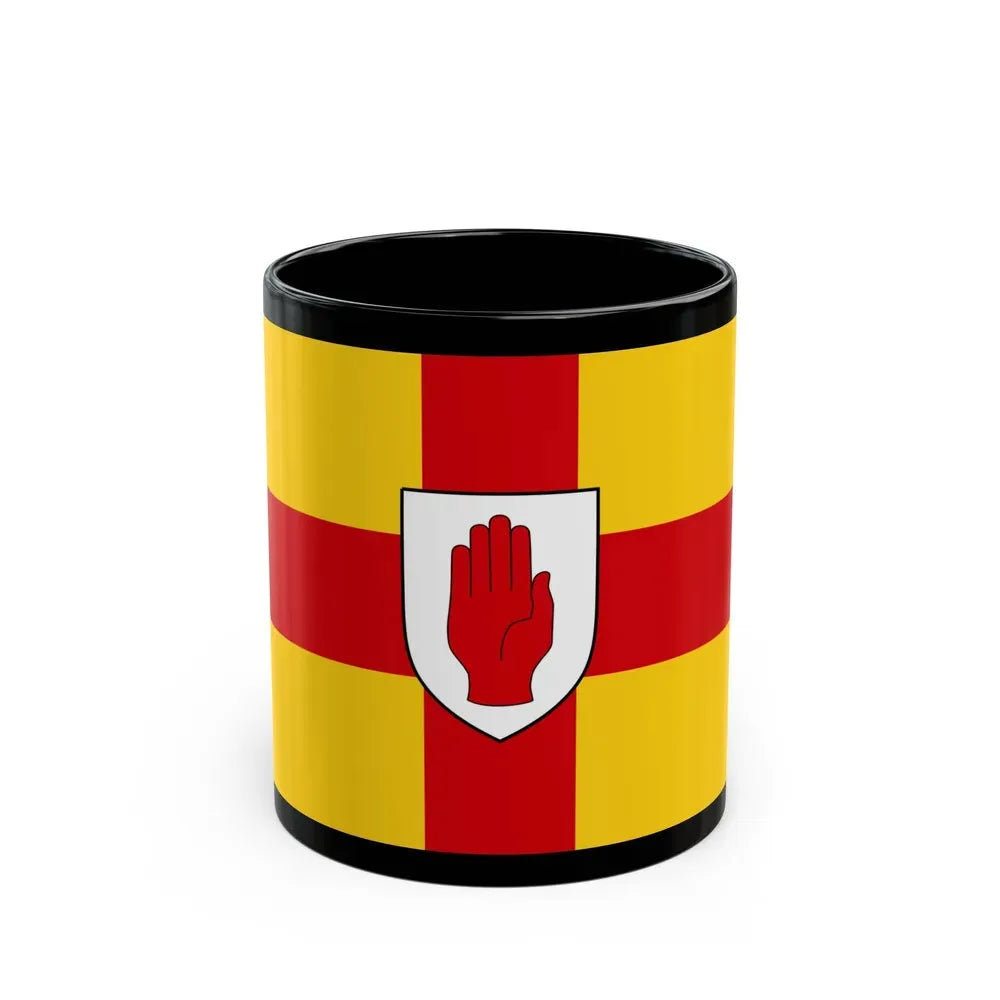 Flag of Ulster Ireland - Black Coffee Mug 11oz - Go Mug Yourself