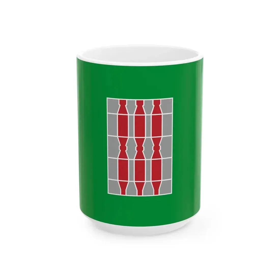 Flag of Umbria (Italy) White Coffee Mug 15oz - Go Mug Yourself