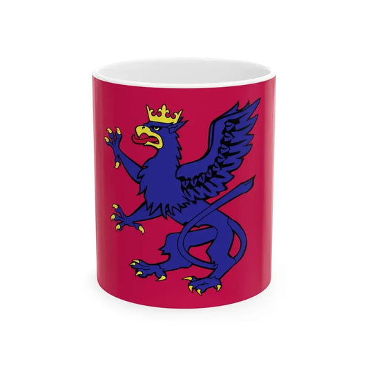 Flag of Umbria Lega Nord (Italy) White Coffee Mug 11oz - Go Mug Yourself