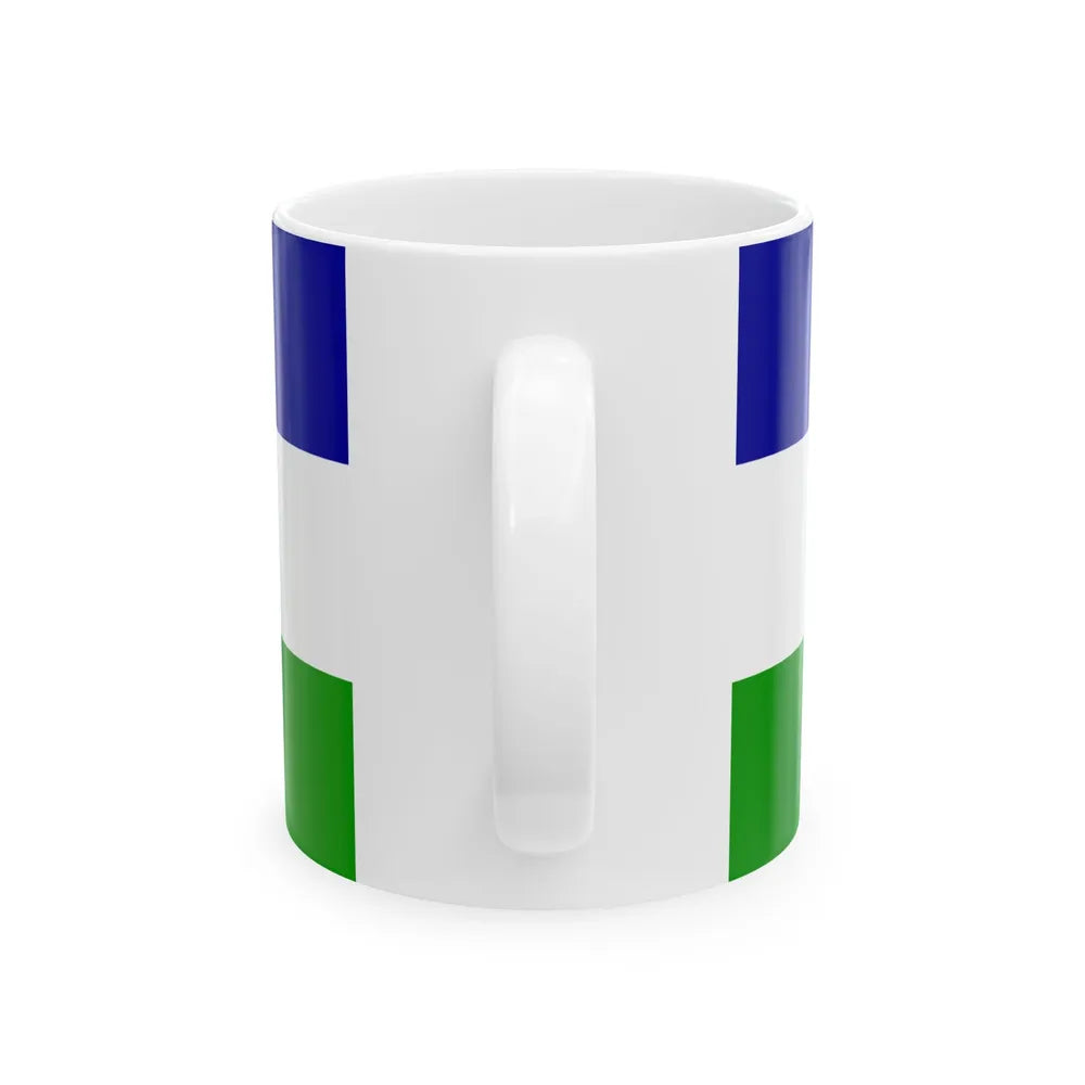 Flag of Una-Sana (Bosnia and Herzegovina) White Coffee Mug - Go Mug Yourself