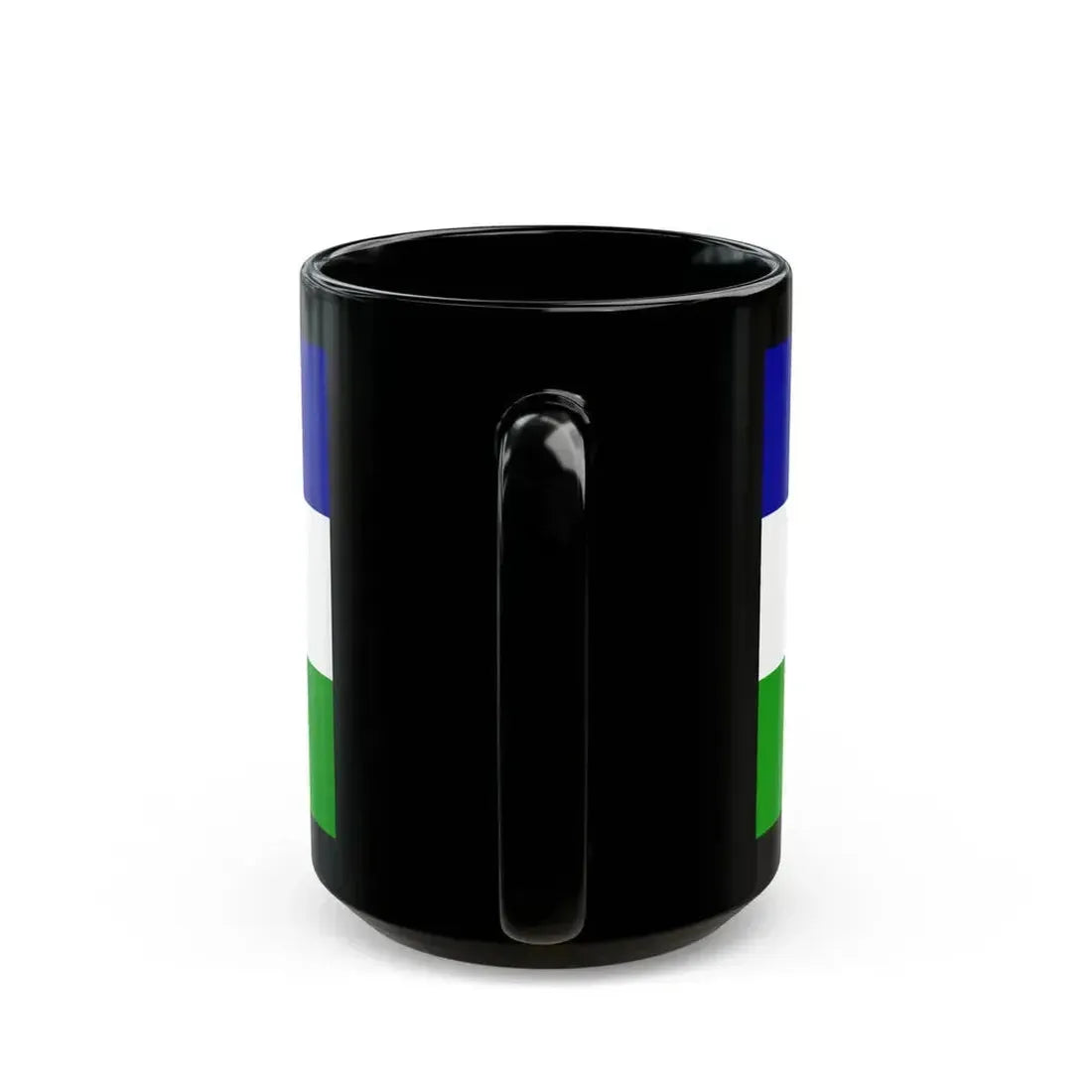 Flag of Una Sana Canton Bosnia and Herzegovina - Black Coffee Mug - Go Mug Yourself
