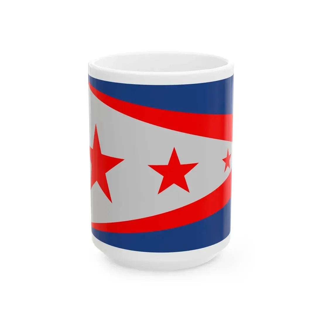 Flag of Union Kentucky (United States) White Coffee Mug 15oz - Go Mug Yourself