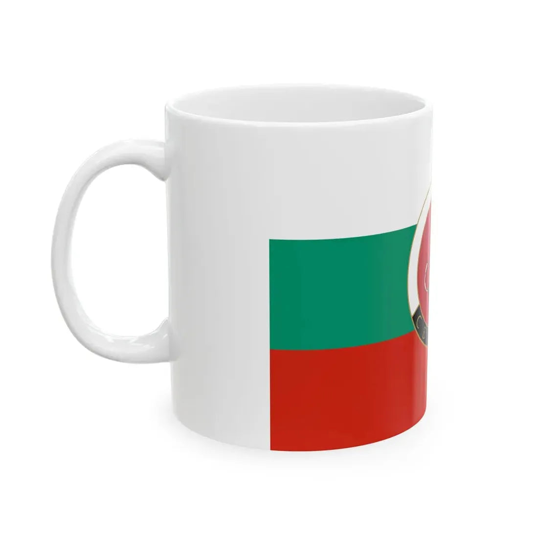 Flag of Union of Bulgarian National Legions 1930 (Bulgaria) White Coffee Mug - Go Mug Yourself
