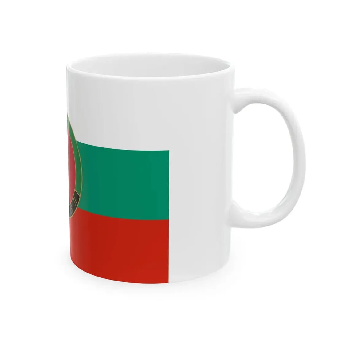 Flag of Union of Bulgarian National Legions 1930 (Bulgaria) White Coffee Mug - Go Mug Yourself