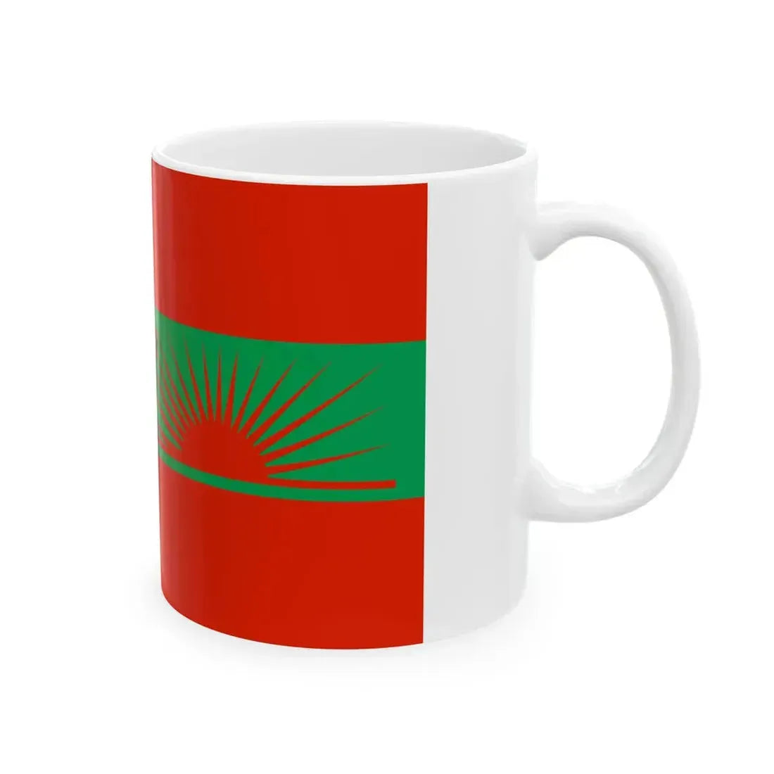 Flag of UNITA (Angola) White Coffee Mug - Go Mug Yourself