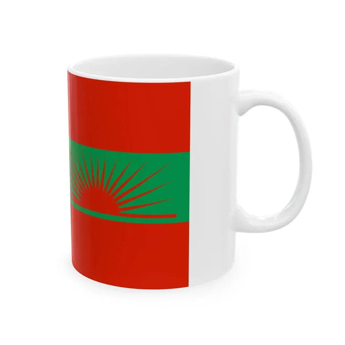 Flag of UNITA (Angola) White Coffee Mug - Go Mug Yourself