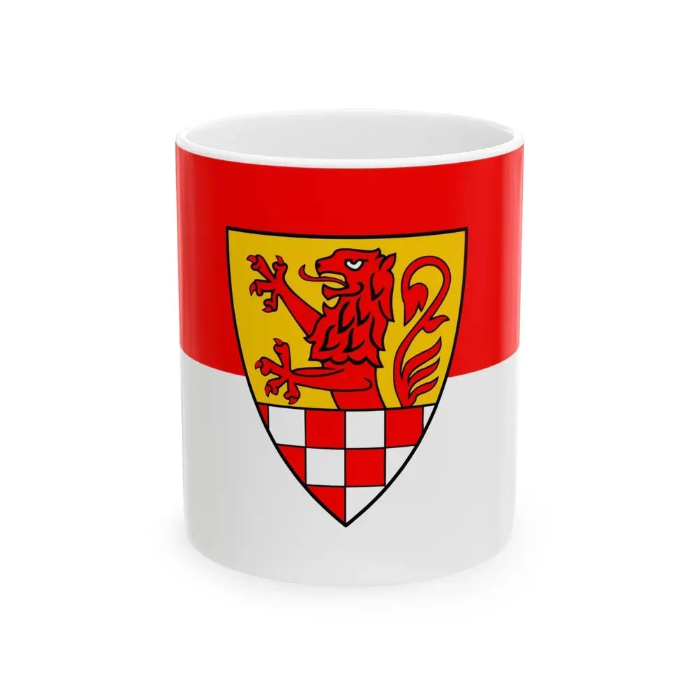 Flag of Unna Germany - White Coffee Mug 11oz - Go Mug Yourself