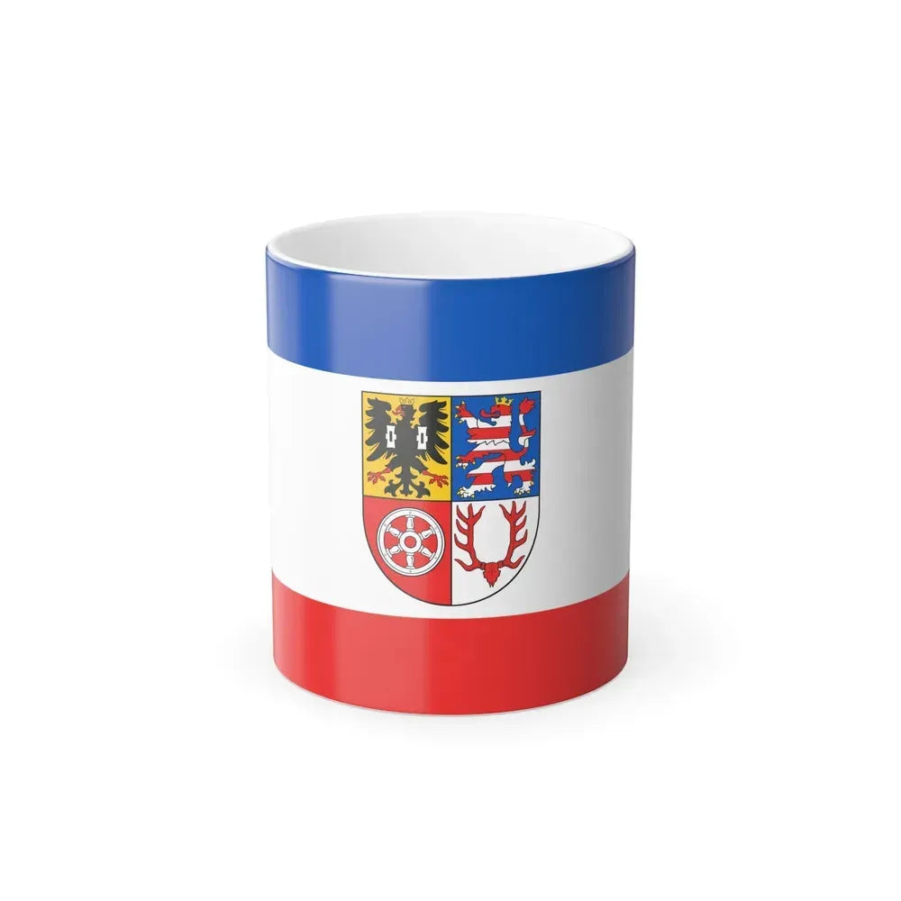 Flag of Unstrut Hainich Kreis Germany - Color Changing Coffee Mug 11oz - Go Mug Yourself