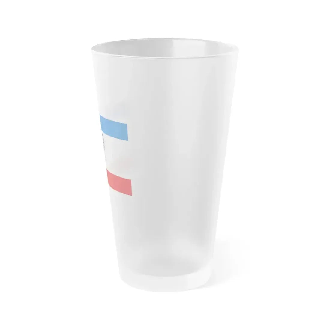 Flag of Unstrut Hainich Kreis Germany - Frosted Pint Glass 16oz - Go Mug Yourself