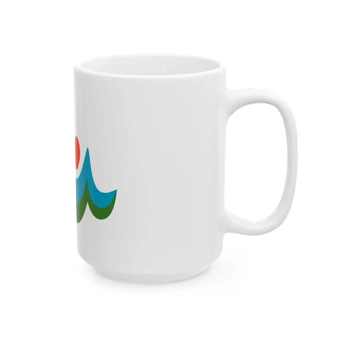 Flag of Unzen Nagasaki (Japan) White Coffee Mug - Go Mug Yourself