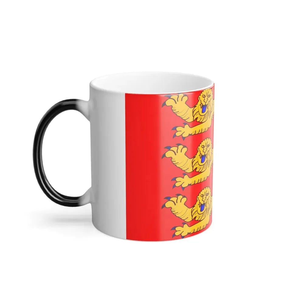 Flag of Upper Normandy France - Color Changing Coffee Mug - Go Mug Yourself