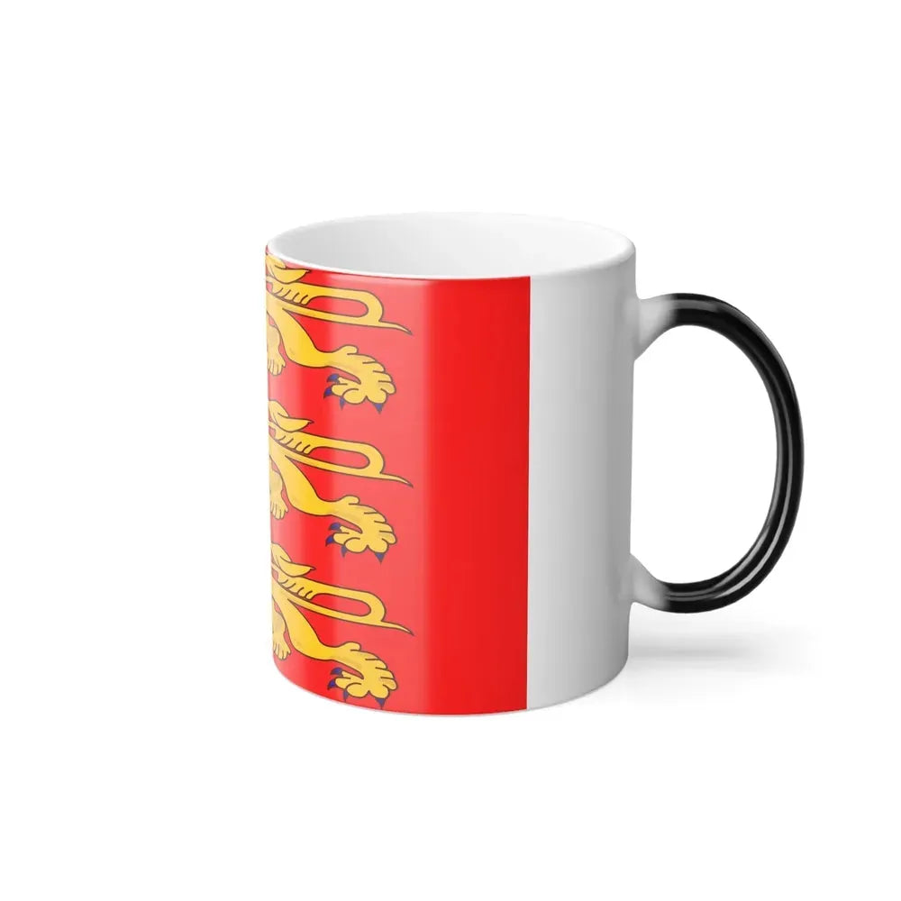 Flag of Upper Normandy France - Color Changing Coffee Mug - Go Mug Yourself