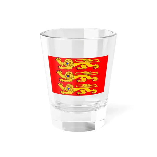 Flag of Upper Normandy France - Shot Glass 1.5oz 1.5oz - Go Mug Yourself