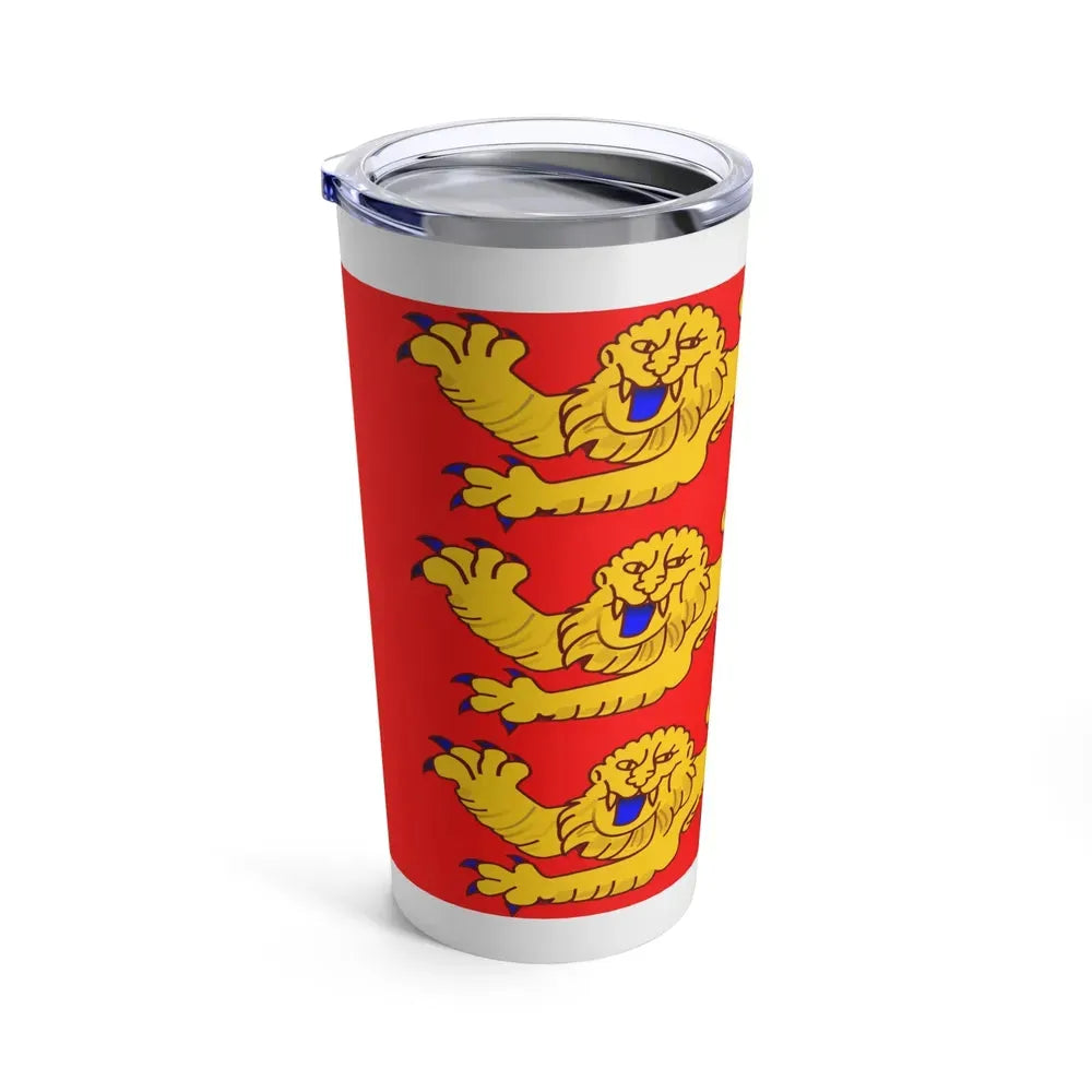 Flag of Upper Normandy France - Tumbler 20oz - Go Mug Yourself