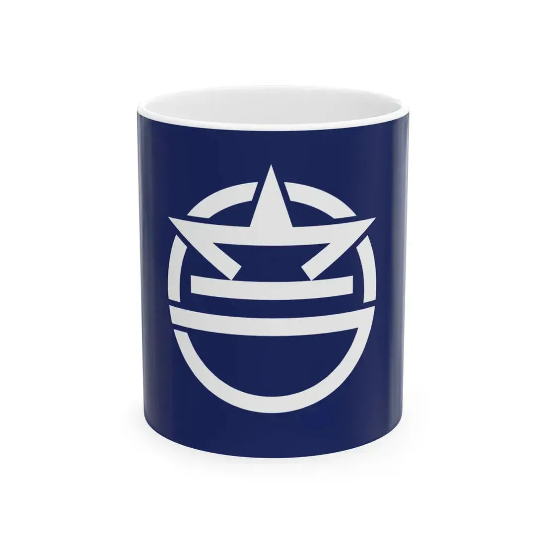 Flag of Urasoe Okinawa (Japan) White Coffee Mug 11oz - Go Mug Yourself