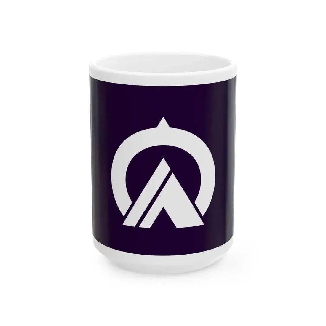 Flag of Urausu Hokkaido (Japan) White Coffee Mug 15oz - Go Mug Yourself